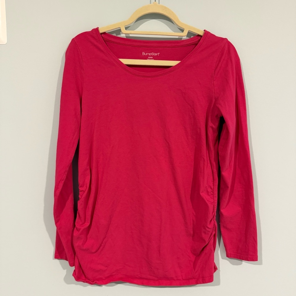BumpStart Fuchsia Long Sleeve Tee